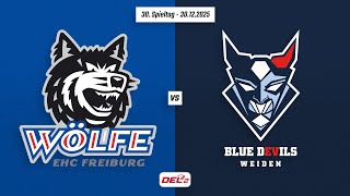 30. Spieltag DEL2 | EHC Freiburg vs. Blue Devils Weiden | Game Highlights