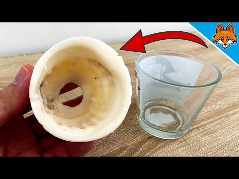 Удалите воск со стакана с помощью ПРОСТОГО трюка 💥 (ГЕНИАЛЬНО) 🤯