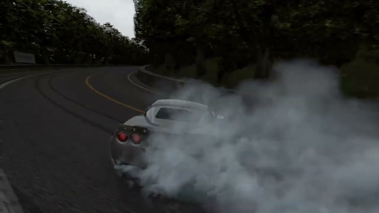 1000 HP Corvette C6 Terrorizing Japanese Mountains [Assetto Corsa]