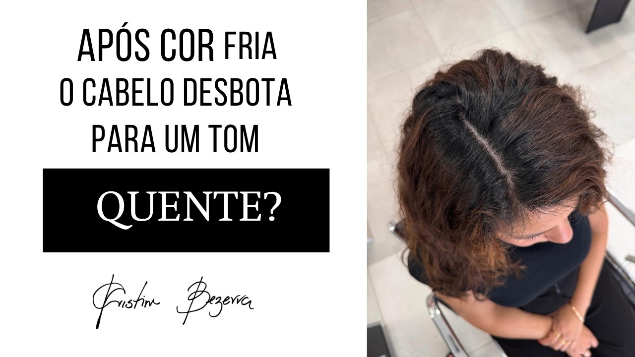 Após Usar Uma Cor Fria Na Raiz, O Cabelo Pode Desbotar Para Um Tom Quente?