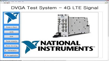 RF Power Amplifier Automated Test System Using National Instruments PXI, VST and LabVIEW