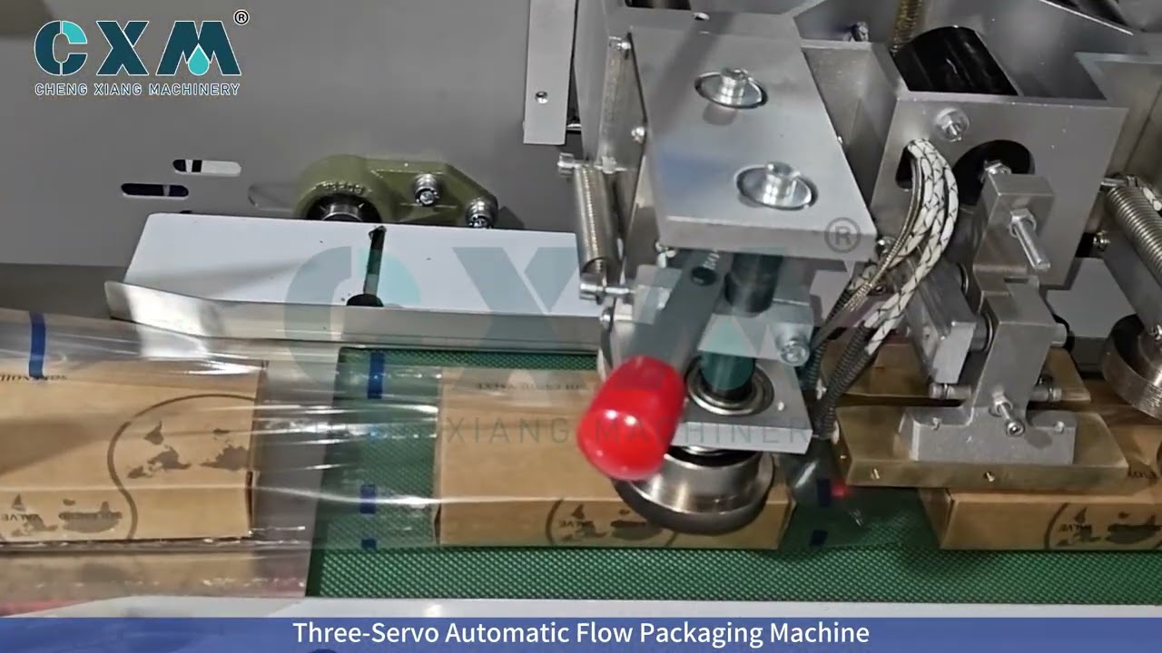 Three Servo Automatic Flow Packaging Machine