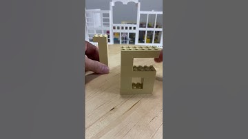 How To Make Lego Number 16 #shorts