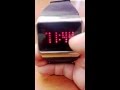 Como cambiar la hora a un reloj touch LED
