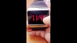 Como cambiar la hora a un reloj touch LED -
