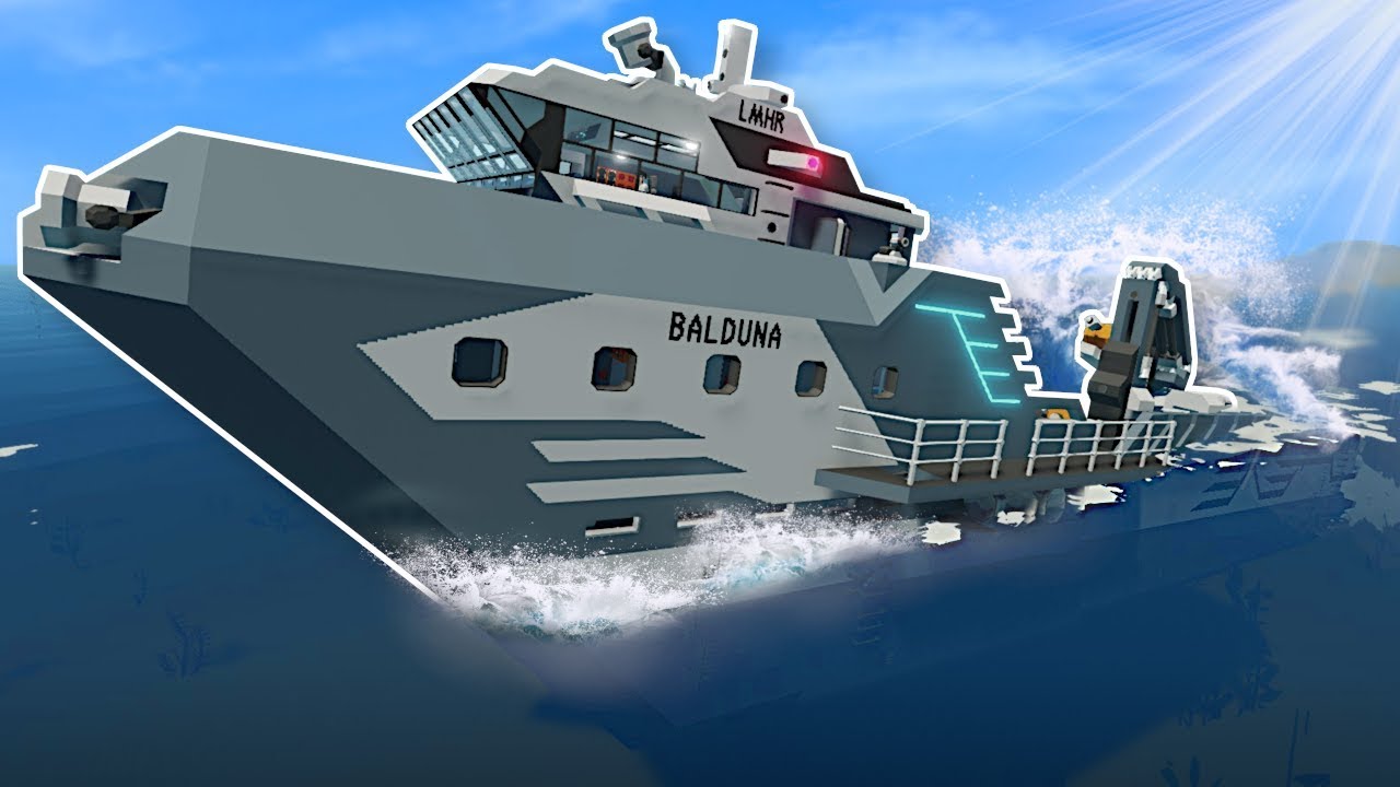 Sinking Salvage Ship Survival Stormworks Multiplayer Gameplay Sinking Ship Survival Youtube