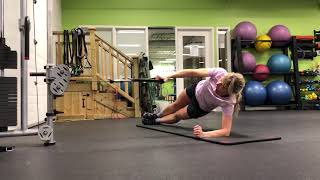 Side Plank Cable Row