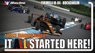 100th iRacing Video! Where it All Started! | iRacing Formula iR-04 Challenge Fixed at Hockenheim