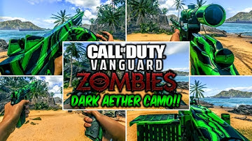 COD VANGUARD ZOMBIES: DARK AETHER CAMO INSPECT ON *ALL* WEAPONS!! (1080p 60 FPS) CALL OF DUTY