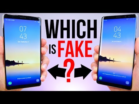 $90 Fake Samsung Galaxy Note 8 Vs $929 Note 8!