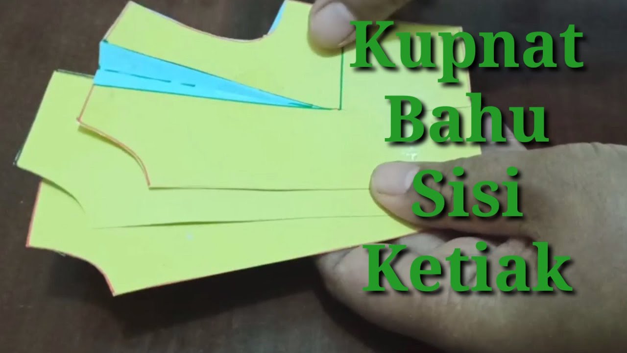 Cara membuat Kupnat bahu / sisi dan ketiak