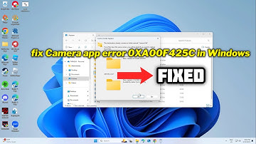 (FIXED) Camera app error 0XA00F425C in Windows
