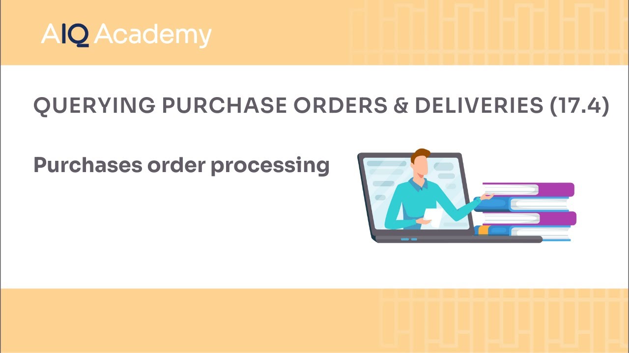 How to query Purchase Orders and Deliveries in AccountsIQ (17.4)