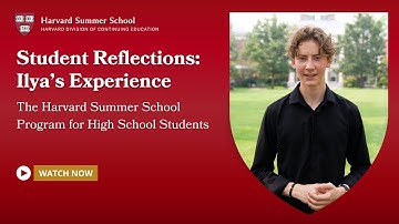 Student Reflections: Ilya