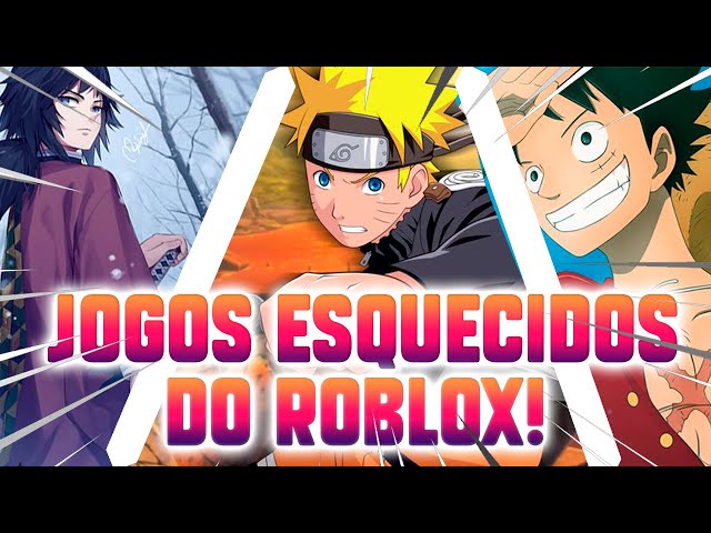 JOGOS de ANIME QUE FORAM ESQUECIDOS do ROBLOX! - Roblox 