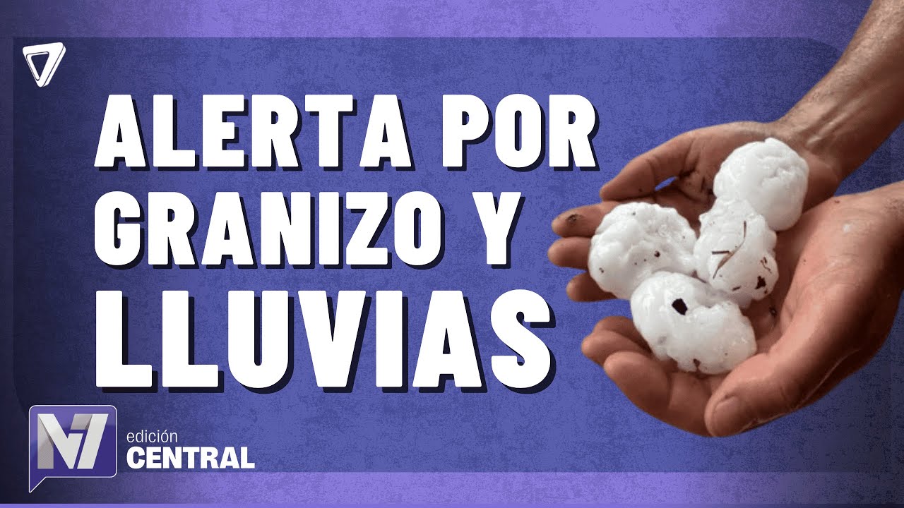 Hay ALERTA AMARILLA por tormentas y GRANIZO en Mendoza - YouTube