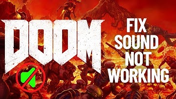 How To Fix Sound Not Working in DOOM | Solve Crackling or Distorted Audio Problem | #doom