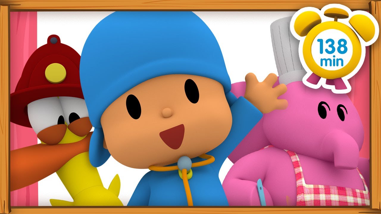 👏POCOYO em PORTUGUÊS do BRASIL - Obrigado Heróis sem capa! [138 min]  DESENHOS ANIMADOS para crianças 