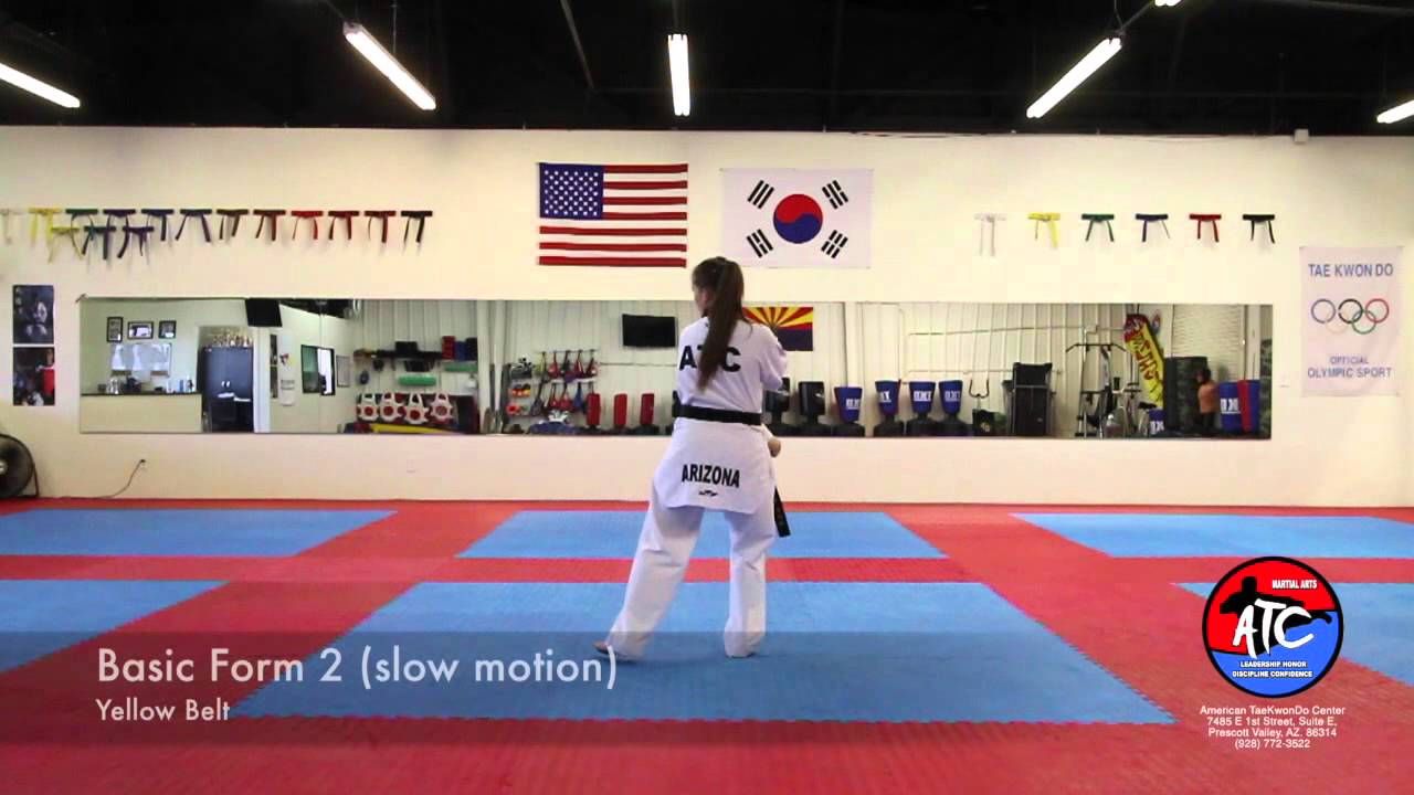 atc american taekwondo center basic form 2 youtube basic form 2 taekwondo