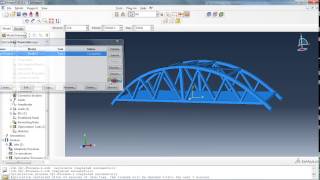 simple bridge optimization volume in abaqus