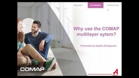 Why use the COMAP multilayer system? - COMAP Webinar