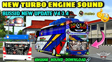 Bussid Engine Sound Mod / Bus Simulator Indonesia Turbo Engine Sound v4.3.4 / Bussid Sound