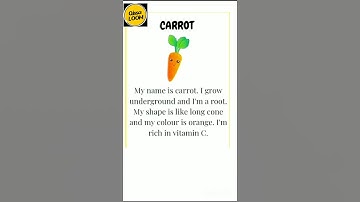Carrot Story for Kids | Learn About Vegetables | English Reading Practice | Qissa Loom