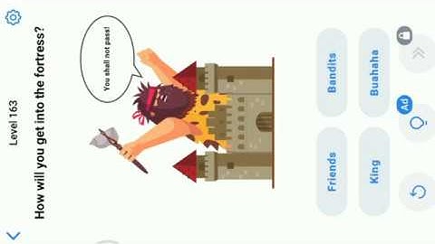 Easy Game Level 163 || How Will You Get Into The Fortress.