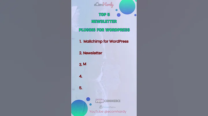 📧📰 Grow Your Subscribers! Top 5️⃣ Newsletter Plugins for WordPress 🌐💌