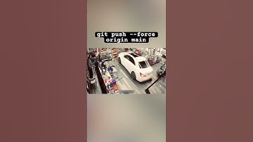 Git push force origin main #softwareengineer