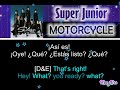 Super Junior D&amp;E - Motorcycle (Japanese Ver.) [Letra Sub Espa&ntilde;ol + Rom]