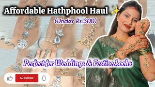 Top 4 Traditional Hath Phool From Meesho Budget Haul Ad & Oxidized Hath Phool Under Rs.300-