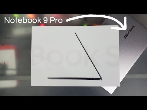 The Samsung Notebook 9 Pro has a much sharper design. 