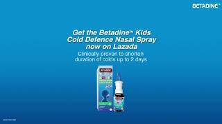 First Signs - BETADINE Cold Defence Nasal Spray