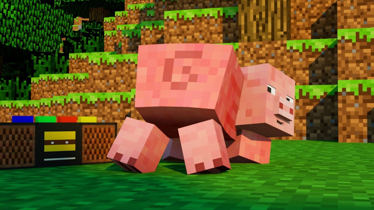 Twerking Pig Minecraft Animation - YouTube