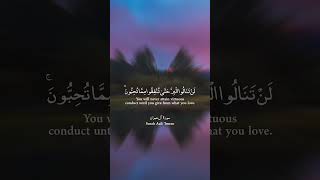 لَنْ تَنَالُوا الْبِرَّ حَتَّىٰ تُنْفِقُوا مِمَّا تُحِبُّونَ ۚ|| سورة آل عمران || علي جابر