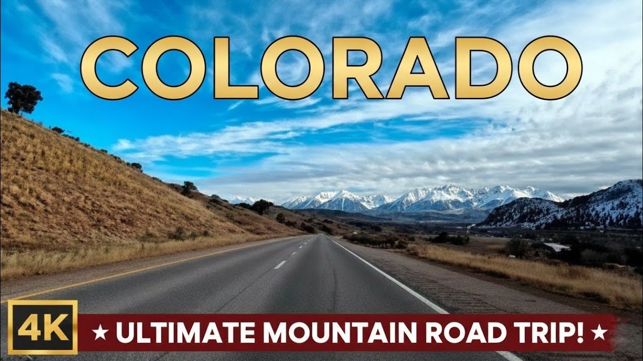 |4K| Most Stunning Landscapes in Rocky Mountains - Scenic Drive to Vail Colorado - HDR - USA - 2024