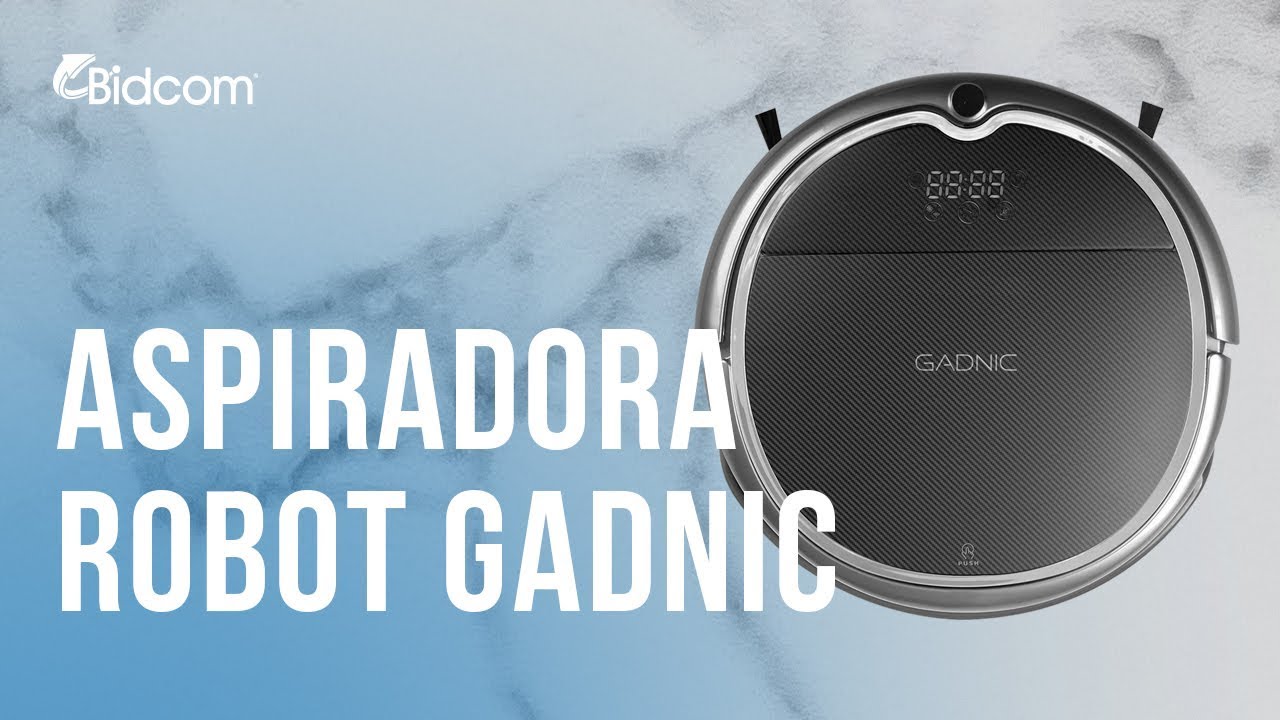 Aspiradora Robot Gadnic Clean Duo Z850 Trapeador + Mopa + App + Cepillo  ROB00077 - YouTube
