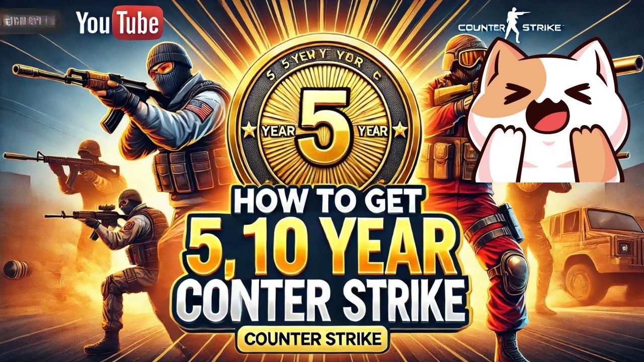 How To Get 5, 10 Year Veteran Coin In Counter Strike 2025