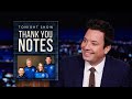 Thank You Notes: Blue Origin Space Flight Team, Patio Heaters | The Tonight Show