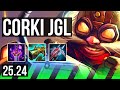 CORKI vs KHA'ZIX (JGL) | First Strike | KR Diamond | 25.24