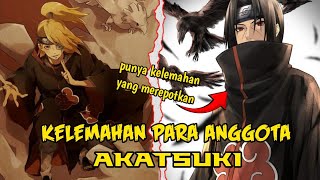 Inilah Kelemahan Para Anggota Akatsuki  Apa Saja Kelemahannya  anime naruto boruto