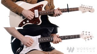 Hosanna - The Belonging Co (feat. Kari Jobe) - Electric & Acoustic Guitar Tutorial