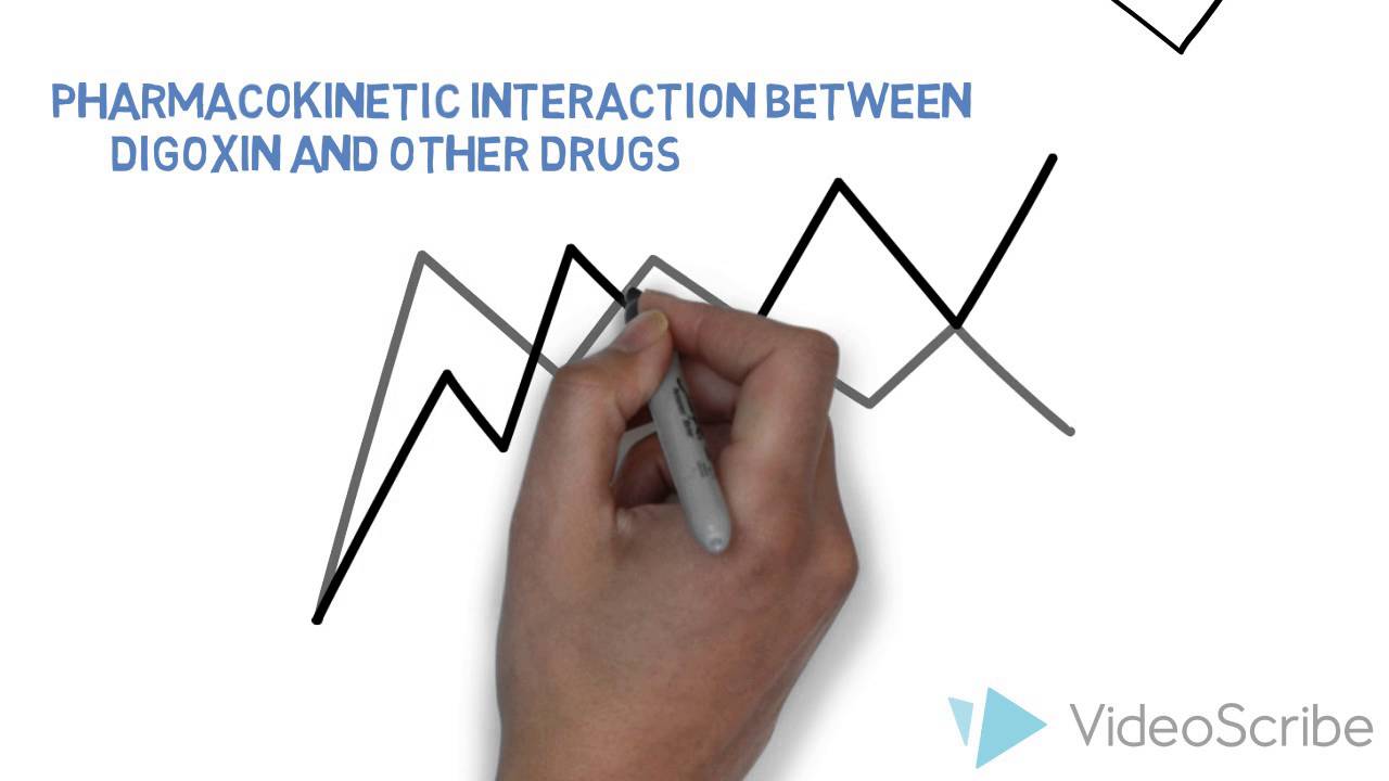 pharmacokinetic interaction between digoxin and other drugs