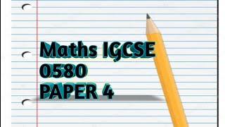 Cambridge IGCSE Maths Paper 4|Extended | May June 2021 @dineshnayalclasses.