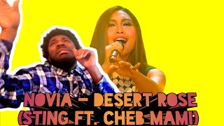 Reaction For Novia  Desert Rose sting Ft Cheb Mami  Spekta Show Top 10  Indonesian Idol 2020