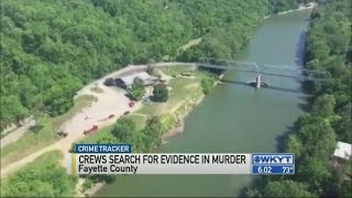 Investigators search Kentucky River for evidence in murder case
