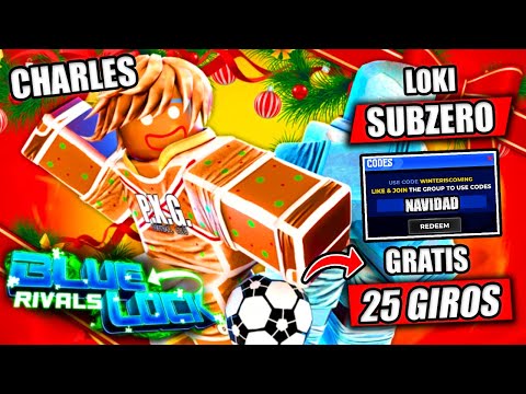 NEW CHRISTMAS LOKI AND CHARLES + CODES IN BLUE LOCK RIVALS!