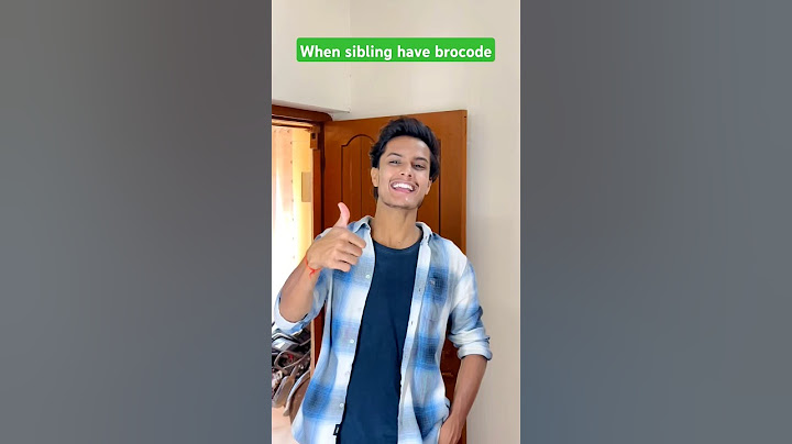 When sibling have brocode | #shorts