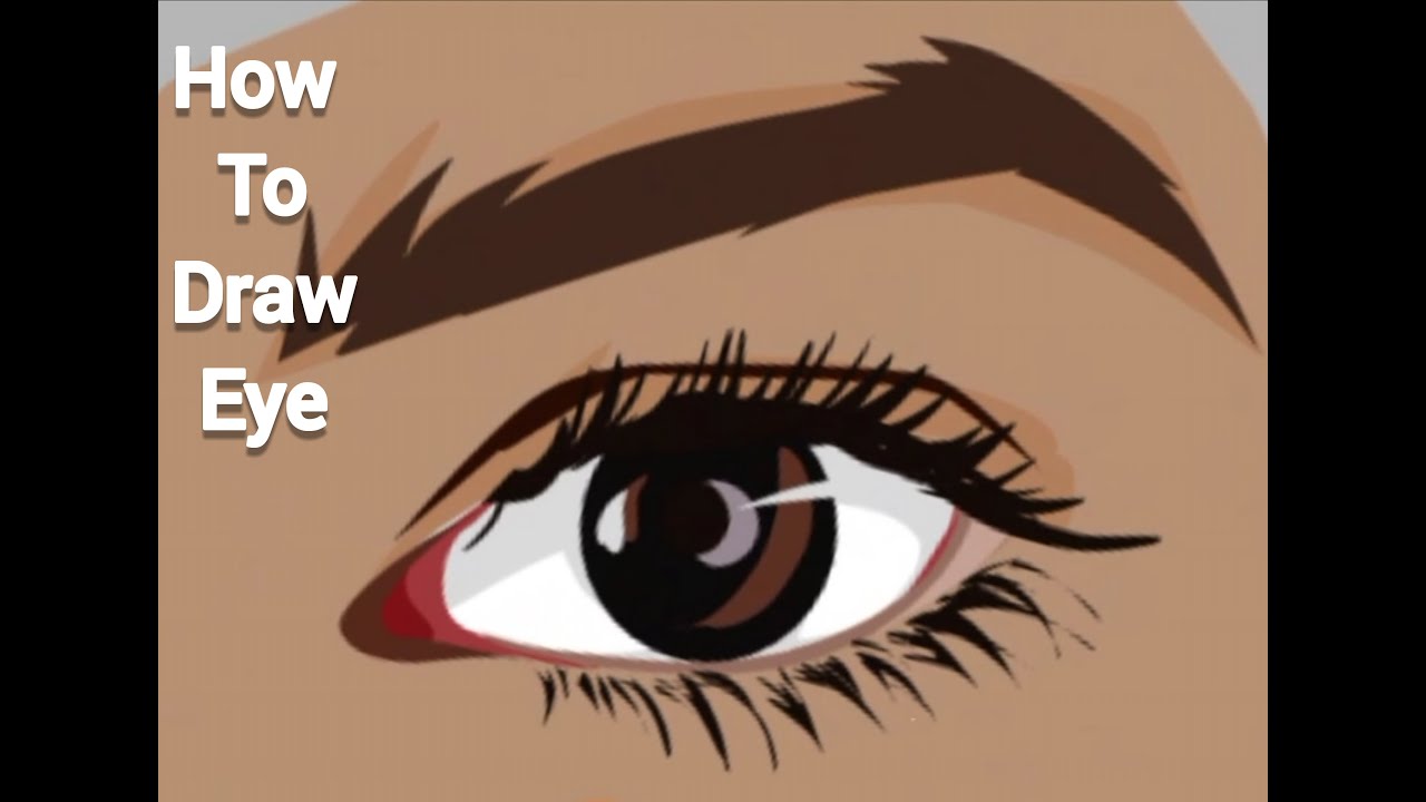 How to draw eye/vector design tutorial /illustration /illustrator/art